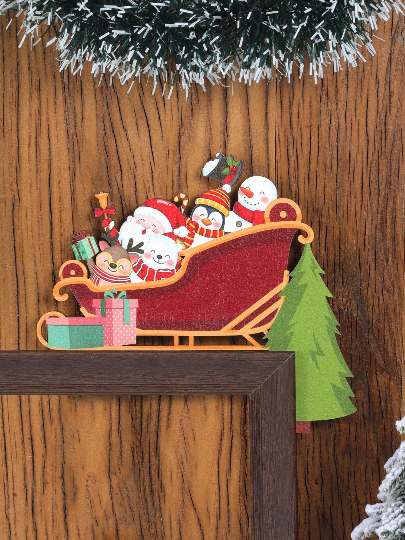 Christmas door frame decoration Christmas door corner door frame decoration eprolo