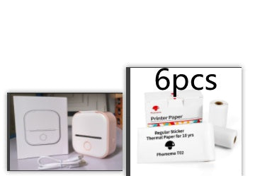 Portable Mini Thermal Label Printer Home Photo Printer Student Wrong Question Printer Bluetooth-compatible Mini Label Printer Price Tag Shopera