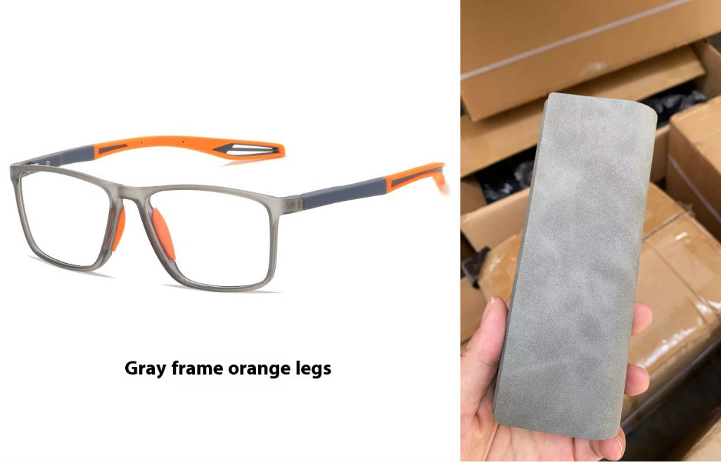 KY1119 Finished Product Myopic Anti Blue-Ray Plain Men And Women Fashion Large Rim Glasses TR90