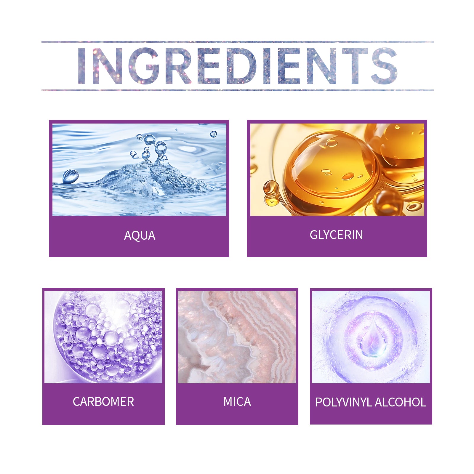 Jaysuing Sequined Glitter Stick (Purple), Party Dance, Performance, Makeup, Face, Body, Collarbone, Highlight And Shine eprolo