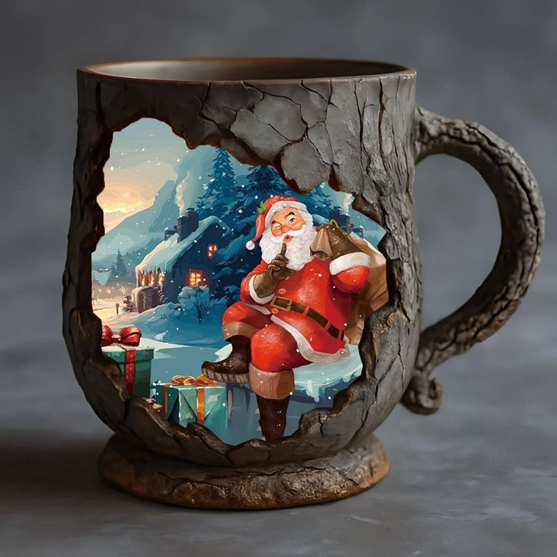 Resin Bigfoot Forest Flame Mark Cup Shopera