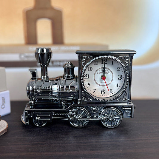 Daily Necessities Alarm Clock Train Alarm Clock Fashion Alarm Clock Student Bedhead Clock Home Furnishings eprolo