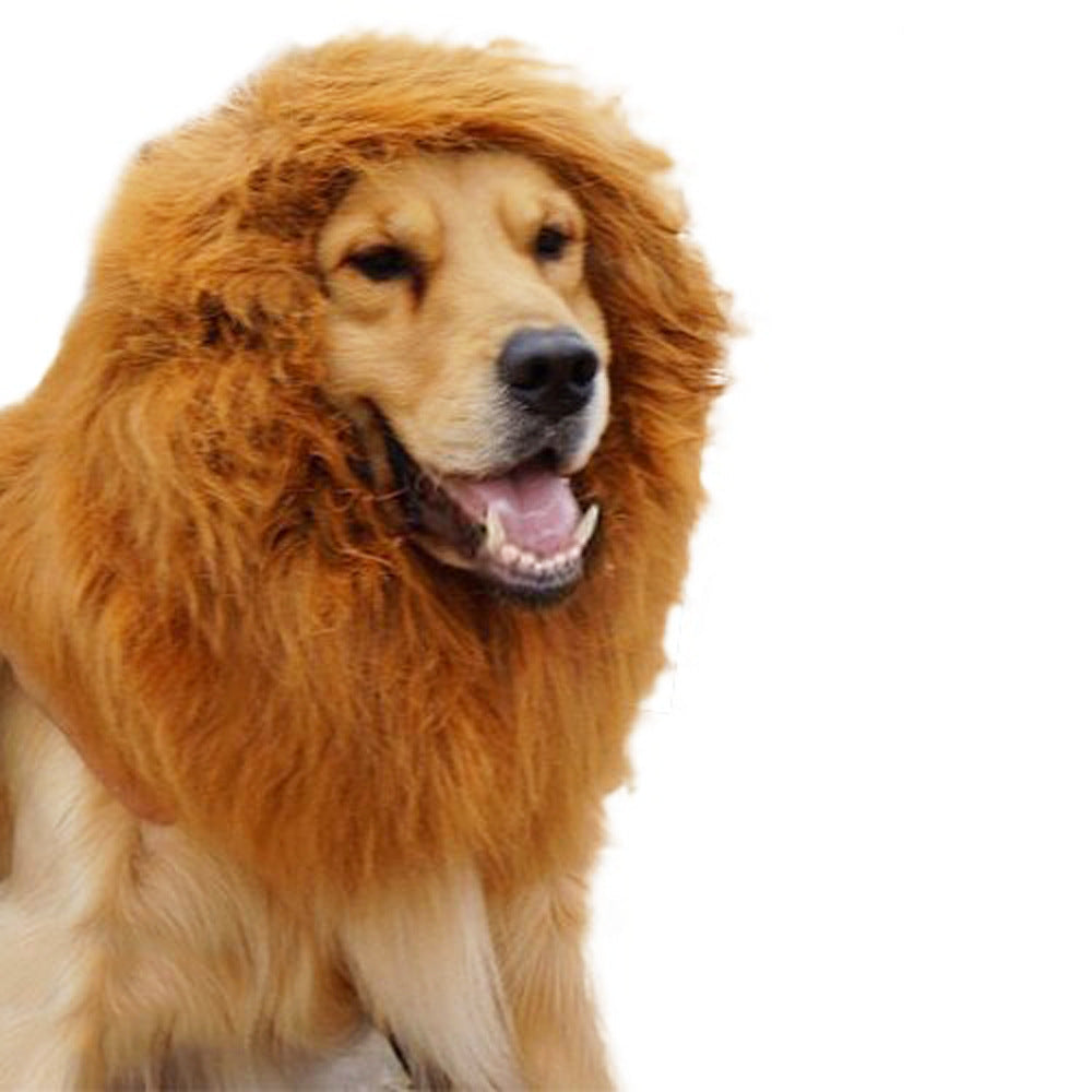 Pet transformation funny dog lion wig hat pet lion headgear eprolo