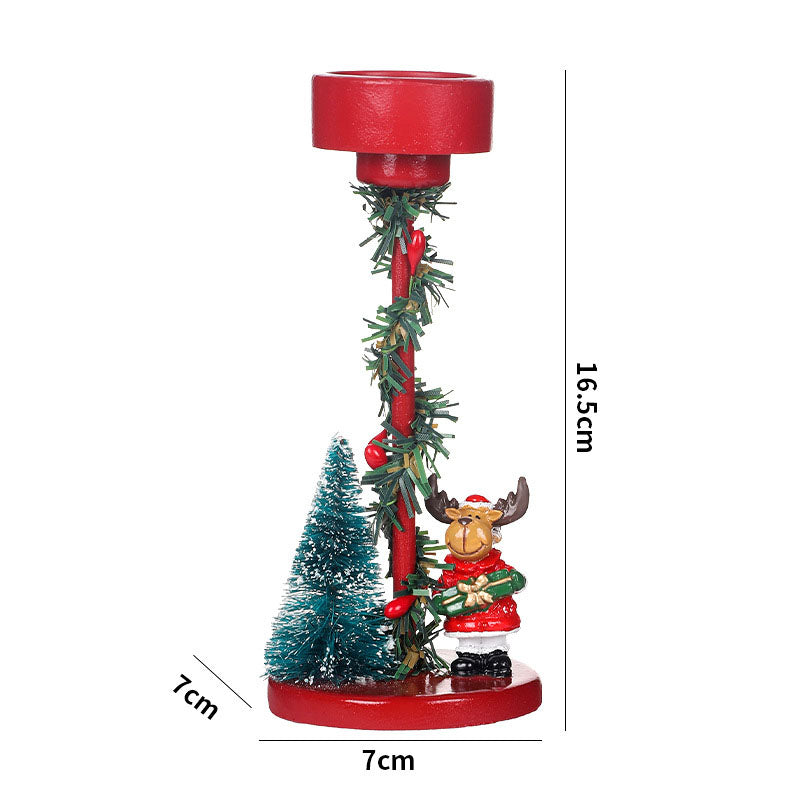 Christmas decorations, desktop resin, Christmas tree, Santa Claus, candle holder, Christmas party decorations, ornaments eprolo