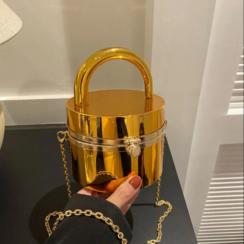 Handbags for Women Acrylic Fashion Luxury Tote Bag Chain Unusual Hard Party Evening Mirror Shoulder Bag Ladies eprolo