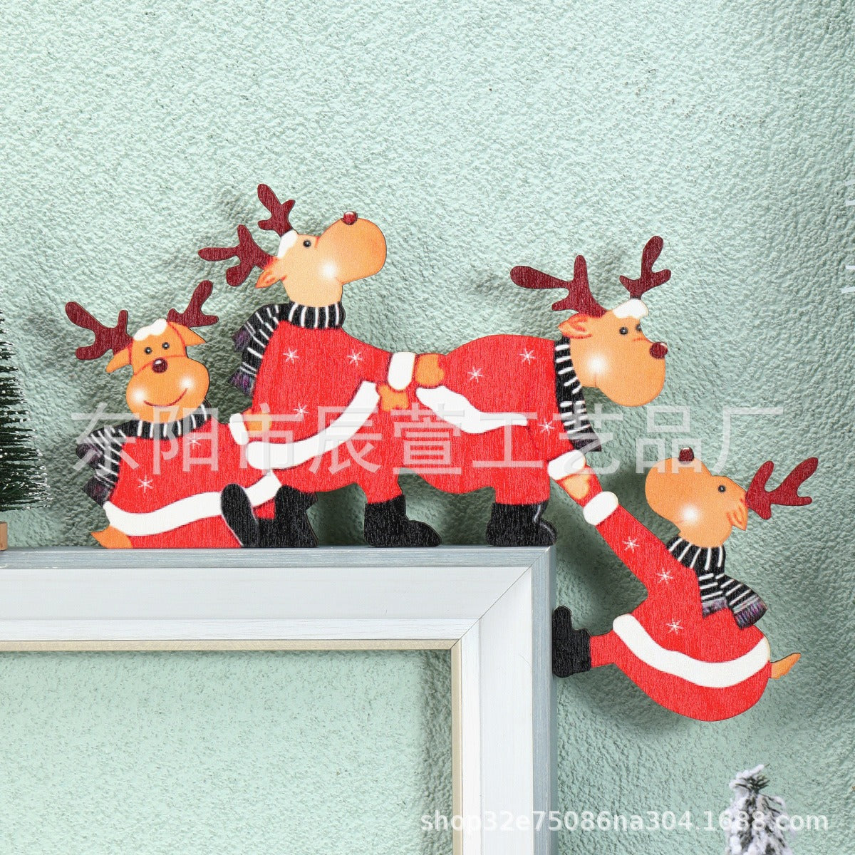 Christmas door frame decoration Christmas door corner door frame decoration eprolo