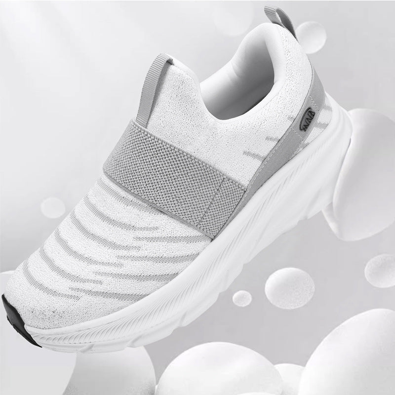 Big Size Women's Shoes, Soft Sole Comfortable Middle-aged and Elderly Walking Shoes, Slip-on Ultra-light Outdoor Sports Shoes eprolo