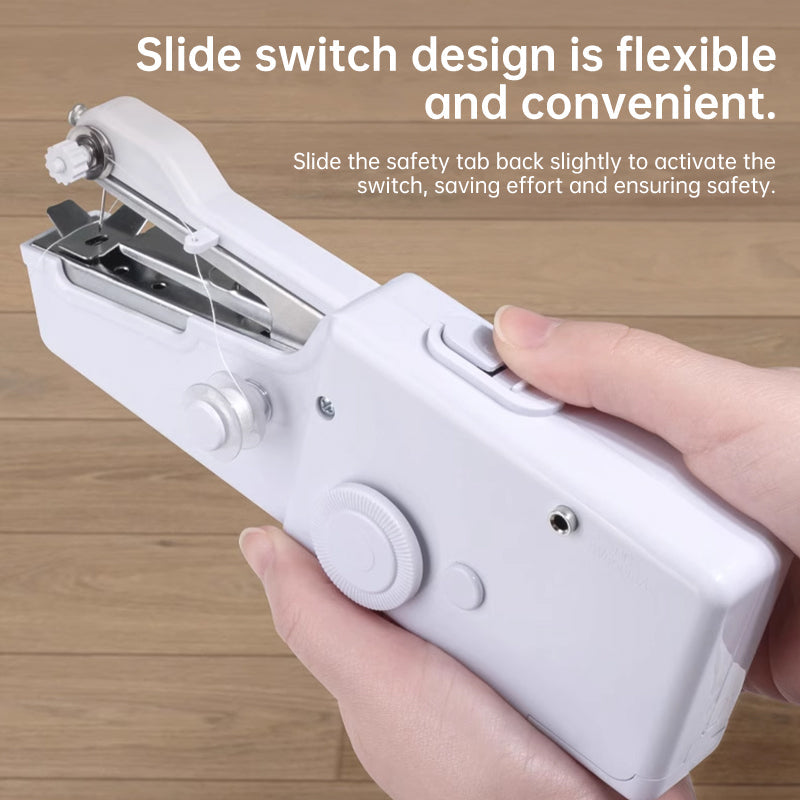 Mini Portable Handheld Electric Sewing Machine with Bobbin – For Home & Travel Sewing/Handcrafts eprolo