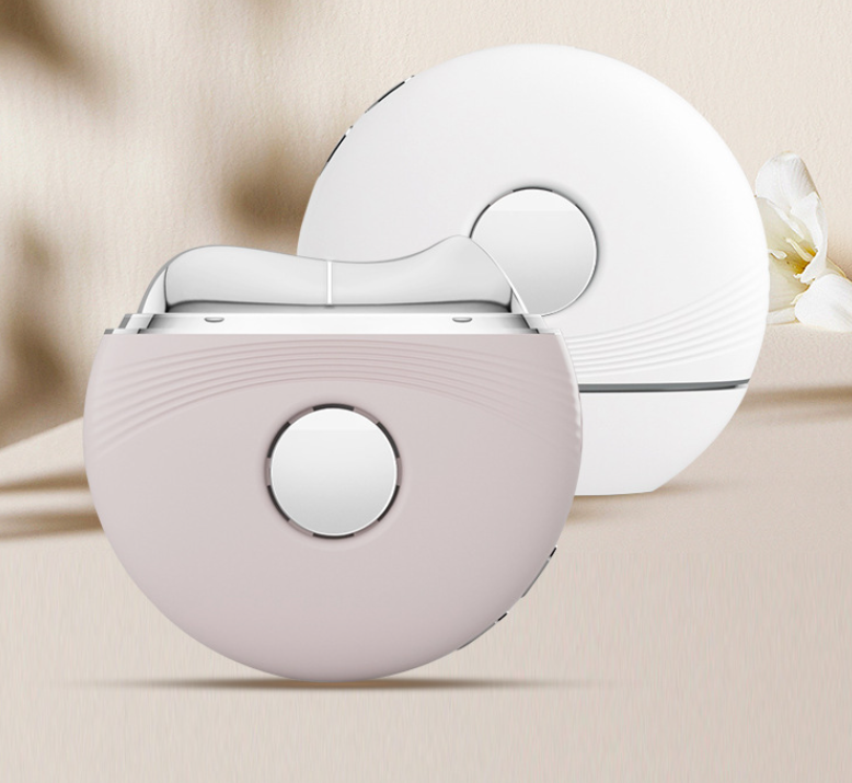 Facial and neck massage scraping board EMS micro current vibration lifting and tightening color light beauty device eprolo