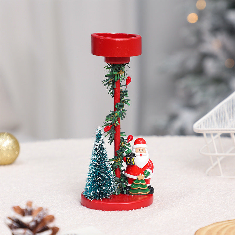 Christmas decorations, desktop resin, Christmas tree, Santa Claus, candle holder, Christmas party decorations, ornaments eprolo