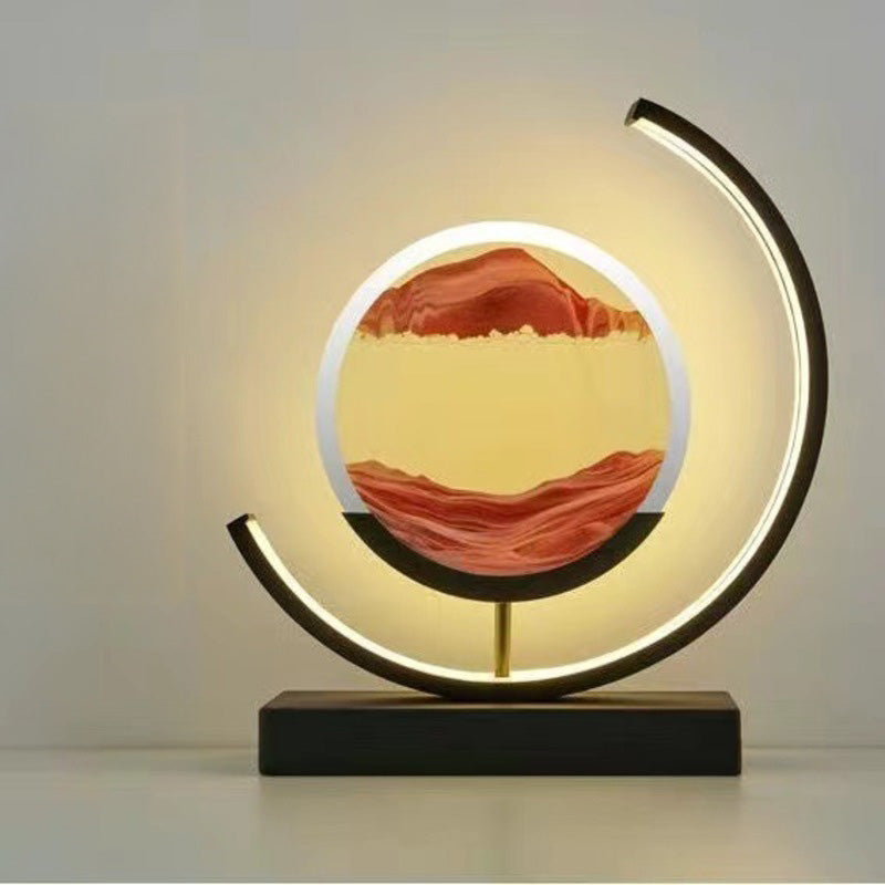 LED Flowing Sand Painting Lamp: Night Light for Home (Gift Option) eprolo