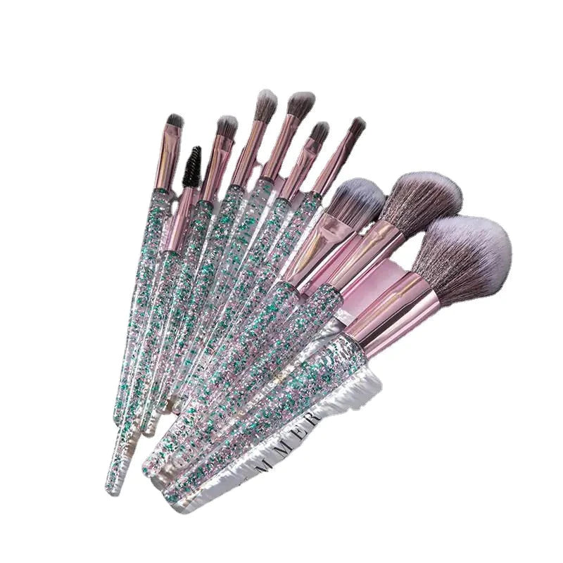 10-Piece Makeup Brush Set for Beauty and Blending Shopera