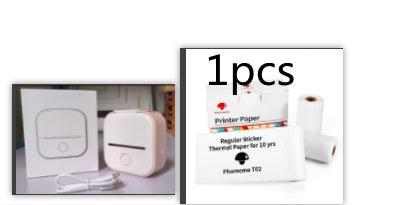 Portable Mini Thermal Label Printer Home Photo Printer Student Wrong Question Printer Bluetooth-compatible Mini Label Printer Price Tag Shopera