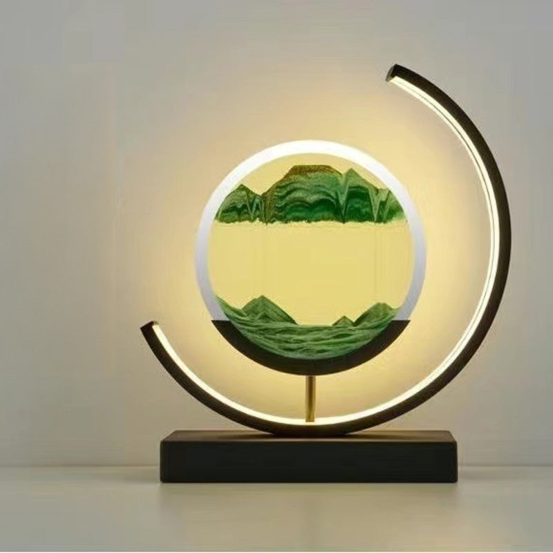 LED Flowing Sand Painting Lamp: Night Light for Home (Gift Option) eprolo