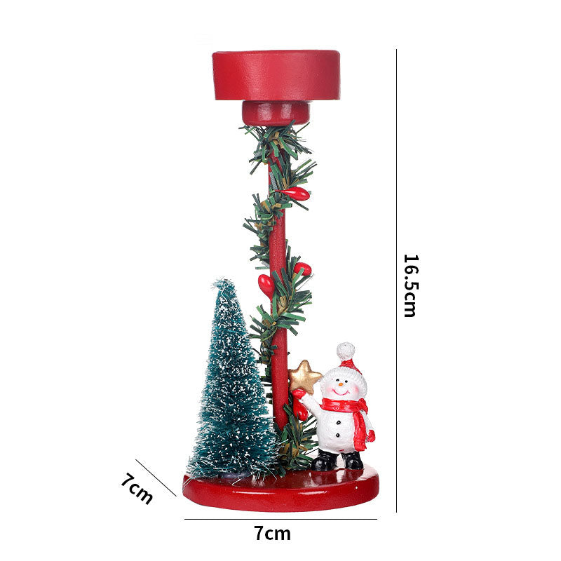 Christmas decorations, desktop resin, Christmas tree, Santa Claus, candle holder, Christmas party decorations, ornaments eprolo