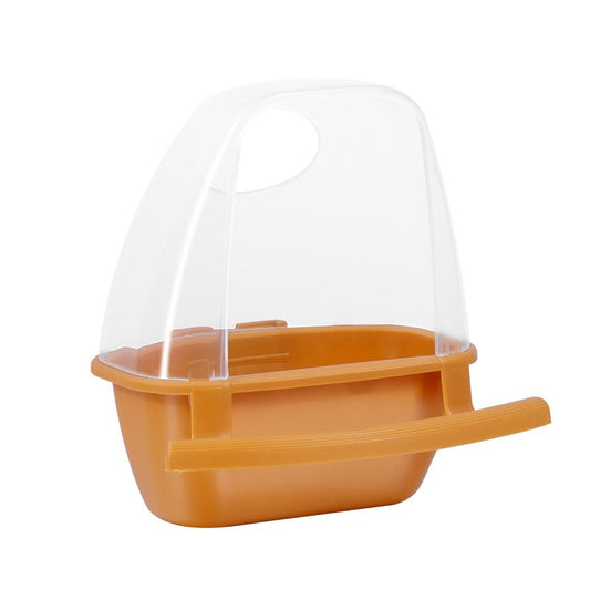 Parrot Bird Food Container Plastic Bird Feeder Outdoor