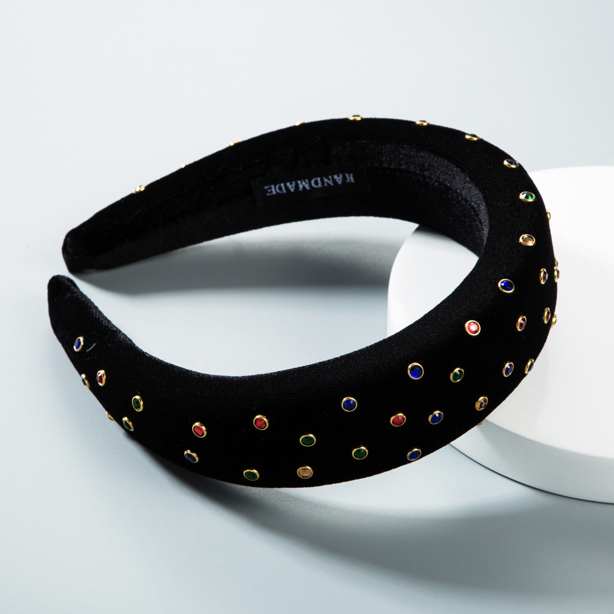 Thickened Sponge Gold Velvet Cloth Headband Ladies Ins Bag Cloth Wide-Brimmed Headband Hair Accessories eprolo