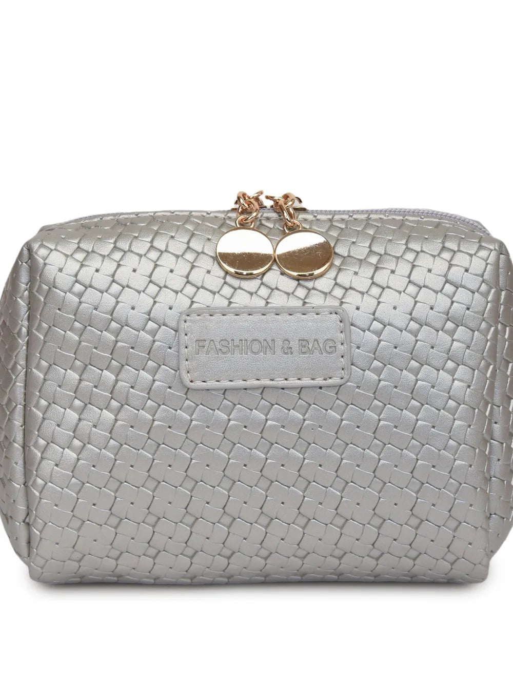 PU Leather Woven Clutch eprolo