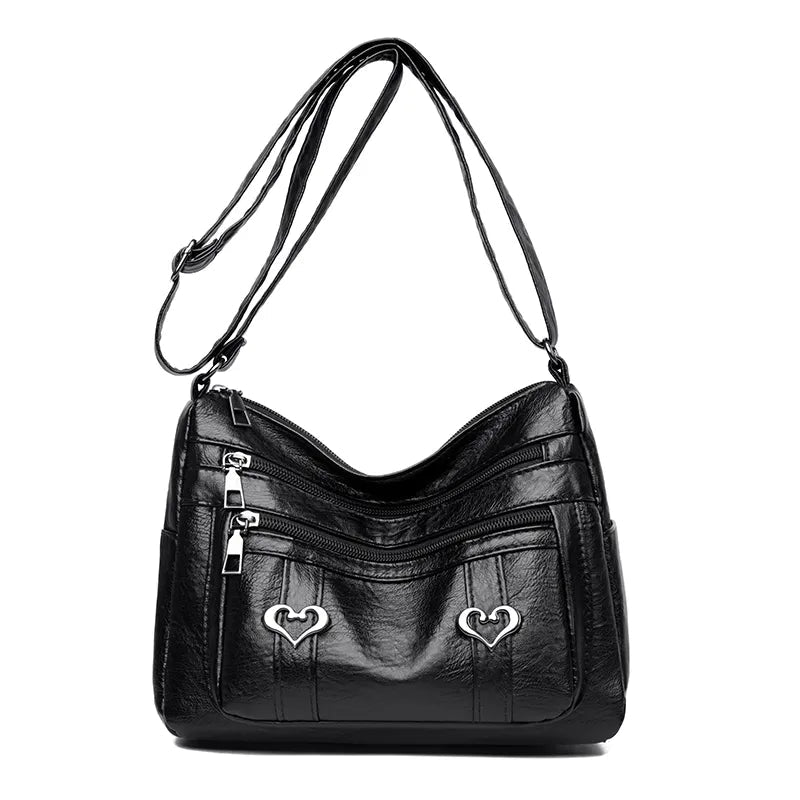 PU Leather Multi-Pockets Crossbody Bag eprolo