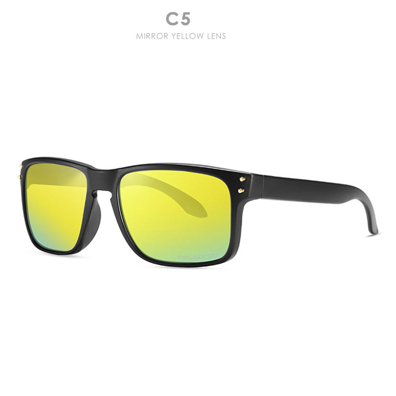 Square Sports Sunglasses Multi-color Colorful Men And Women Sun Glasses