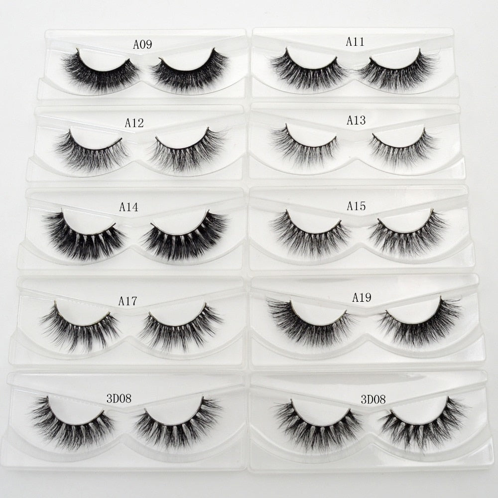 3D Mink Eyelashes Crossing Mink Lashes Hand Made Full Strip Eye Lashes 34 Styles cilios naturais False Lashes eprolo
