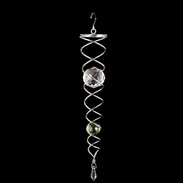 Three-dimensional crystal wind rotating wind chime dynamic visual decoration for home balcony and courtyard eprolo