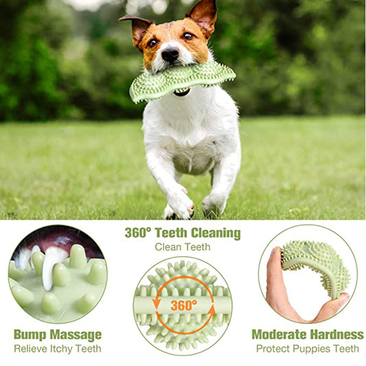 Interactive Dog Chew Toy – Bite Resistant Teeth Cleaning Stick & Ball