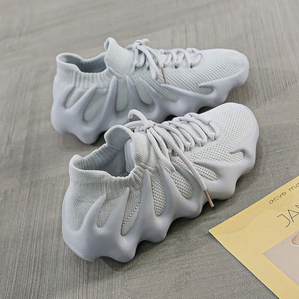 Lace Up Round Toe Mesh Athletic eprolo