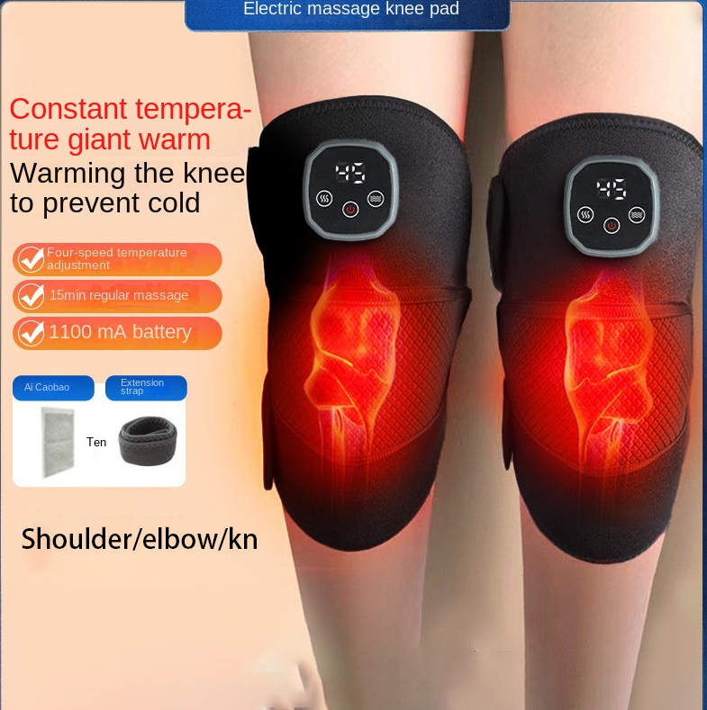 Electric Heated Knee Support Joint Massager for Cold Legs Warm Compress Electric Knee Protector Knee and Calf Massager eprolo
