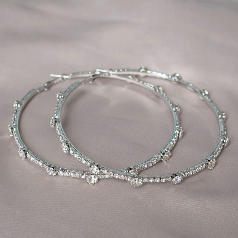 Colorful Diamond Bohemian Earrings Temperament Fashion Circle Earrings eprolo