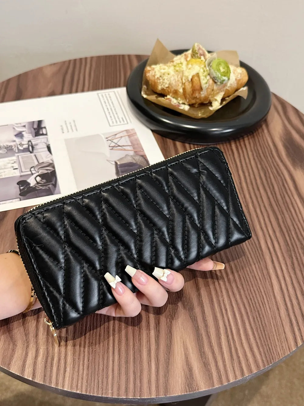 PU Leather Solid Color Wallet eprolo
