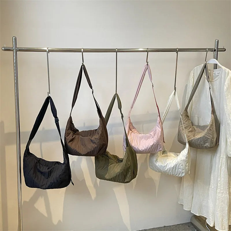 Pleated Dumpling Crossbody Bag eprolo