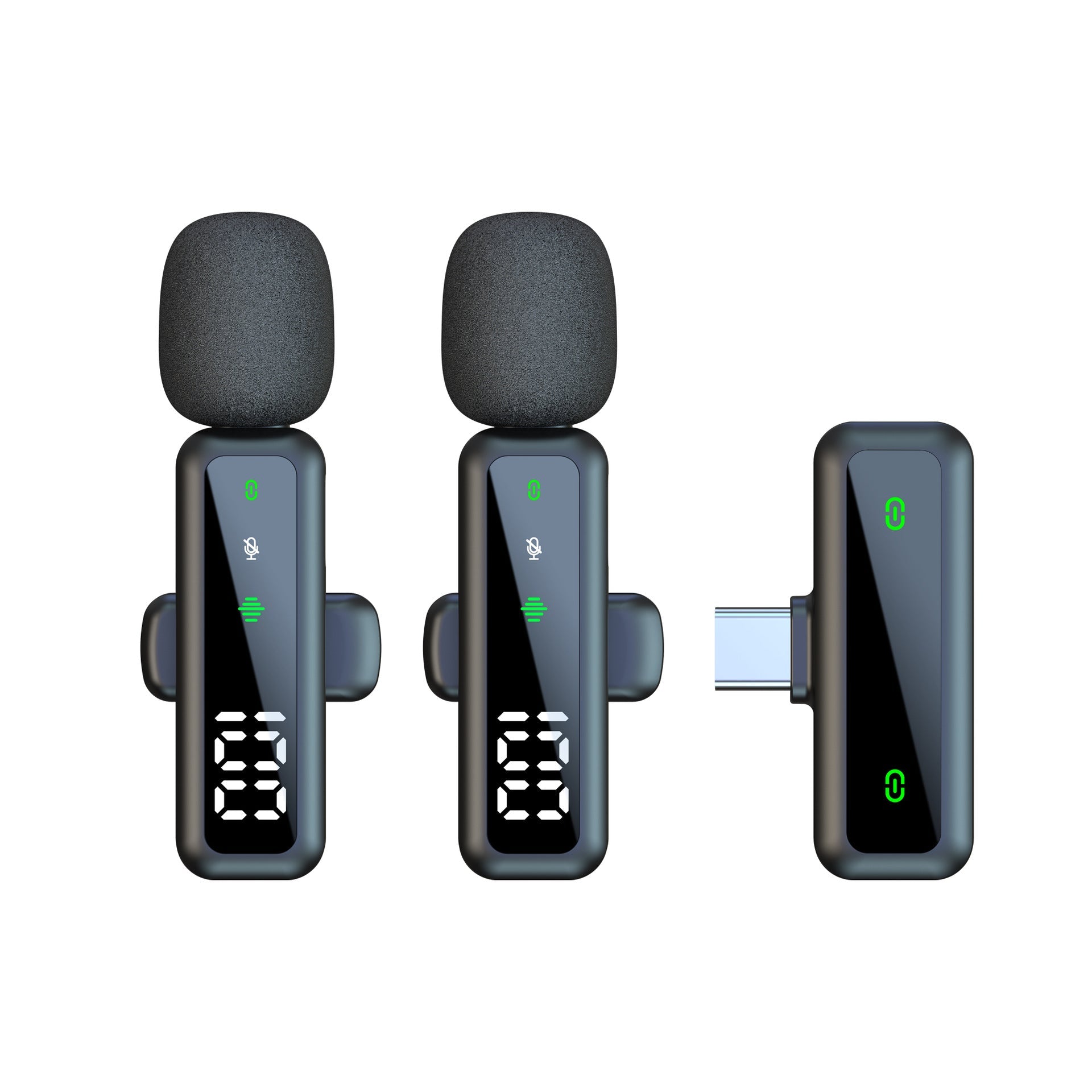 Wireless Lapel Microphone for Outdoor Computer Live Streaming Noise Reduction Universal Small Microphone eprolo