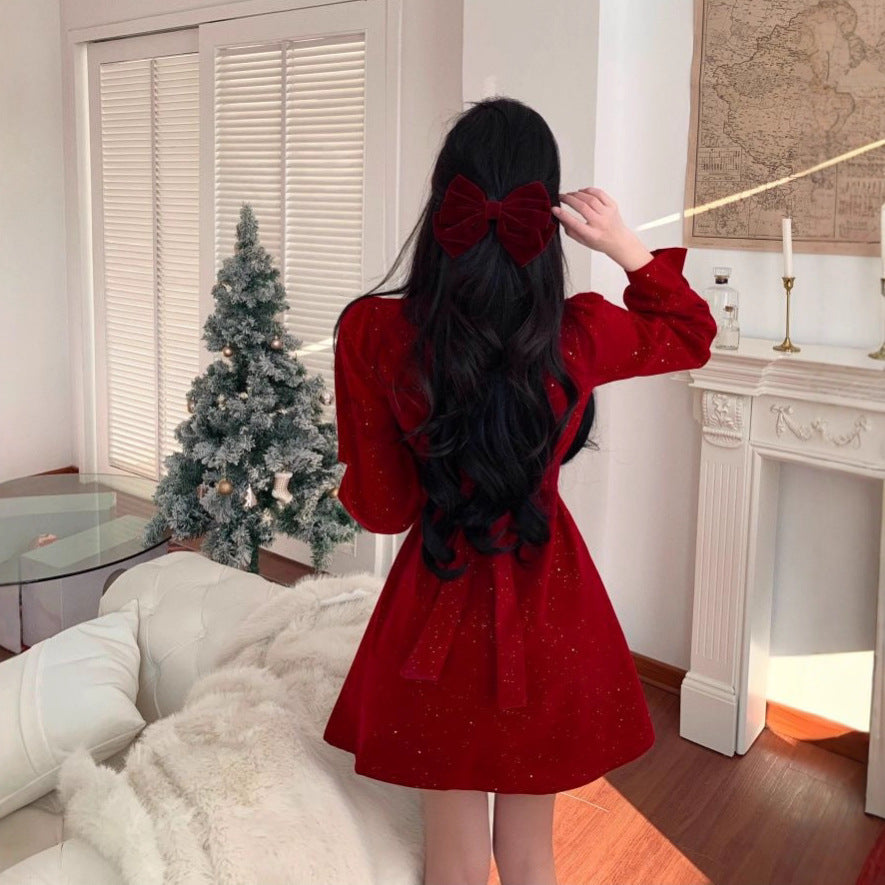 Chic Little Black Dress Women New Year Party Dress Slim Fit Slip Dress eprolo