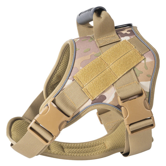 Tactical dog vest: for large dogs (German Shepherd, Golden Retriever) – training, military-style accessories. eprolo