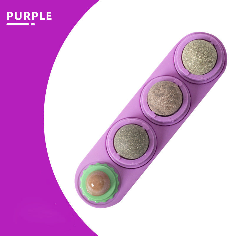 Cat mint ball spinning ball toy cat snacks lollipops self fun toys lots of fun eprolo