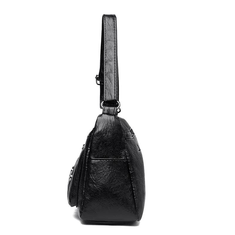 PU Leather Multi-Pockets Crossbody Bag eprolo