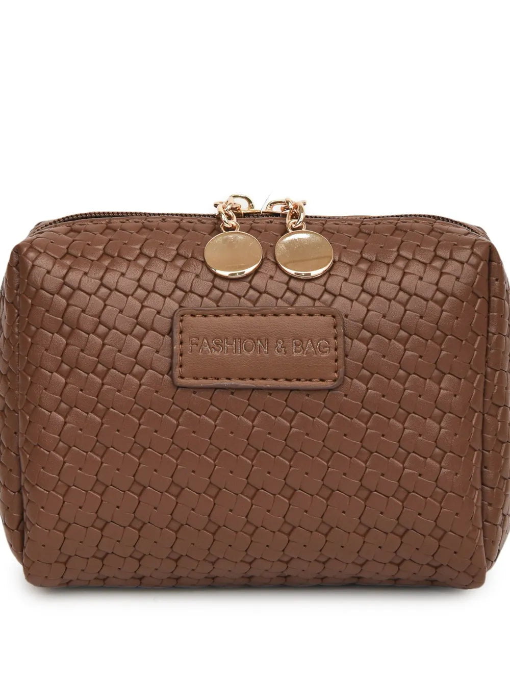 PU Leather Woven Clutch eprolo