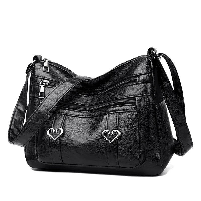 PU Leather Multi-Pockets Crossbody Bag eprolo