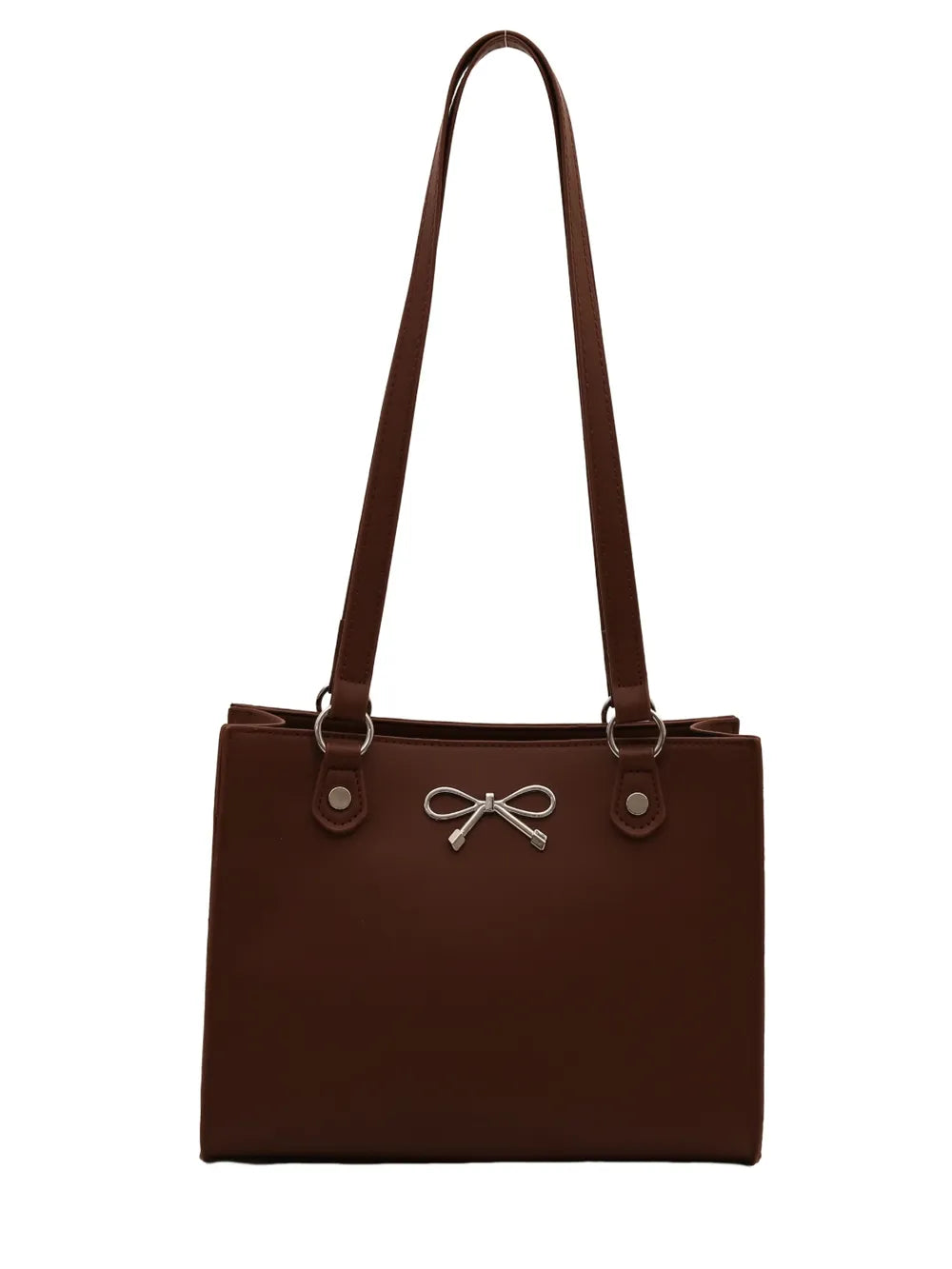 Bow PU Leather Shoulder Bag eprolo