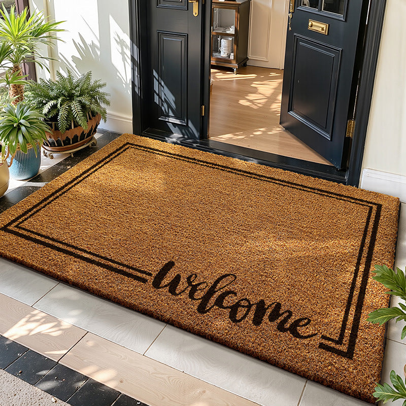 Coir Doormat for Entryway - Durable, Dust-Resistant, Scratch-Off Sand Mat, Non-Slip Floor Mat for Indoor/Outdoor Use eprolo