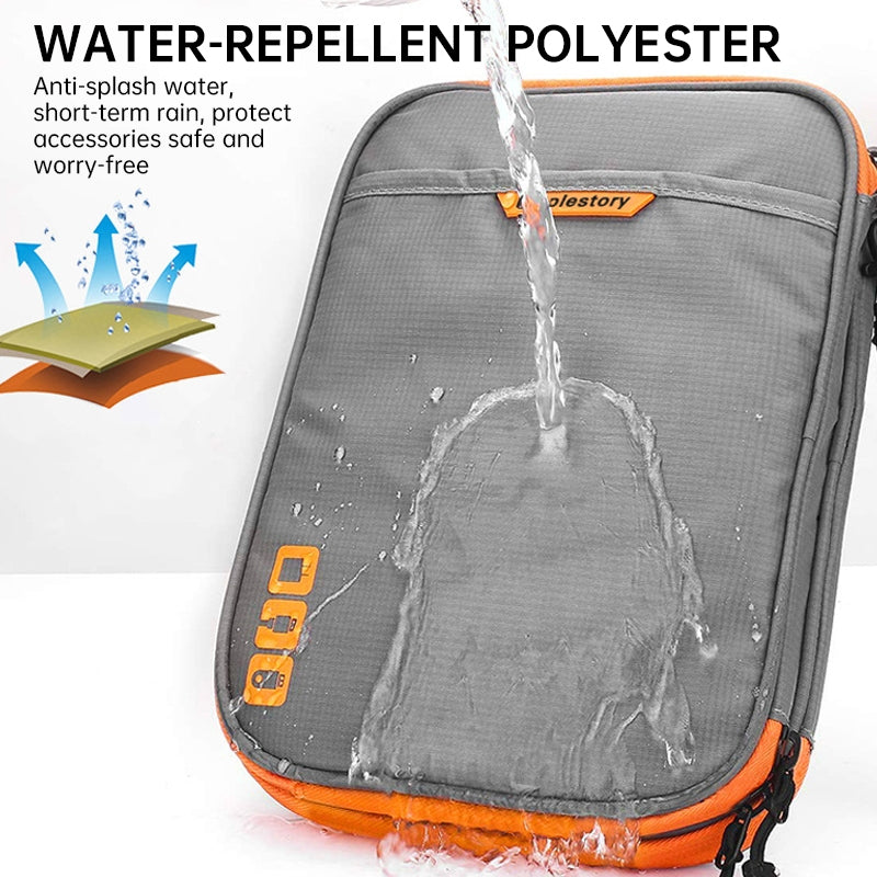 Travel - essential Cable Organizer Bag: A Compact Storage Solution for Charging Cords, Chargers, and Accessories. eprolo