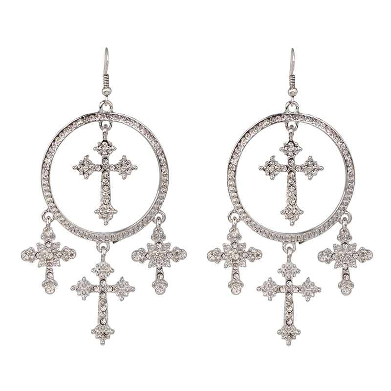 New Creative Simple Diamond Stud Earrings Boutique Elegant Women's Jewelry eprolo