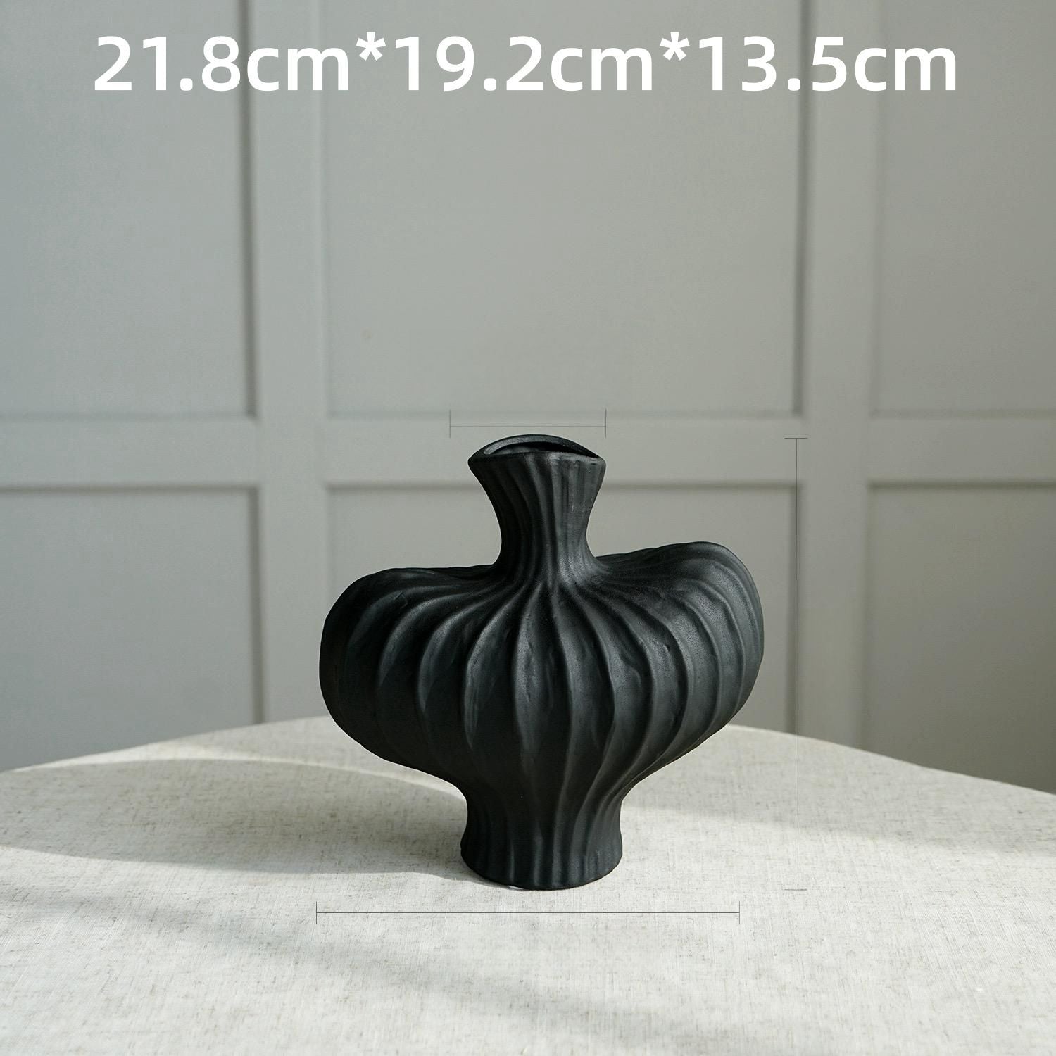 Plastic art imitation ceramic vase high-end decoration for living room desktop decoration eprolo