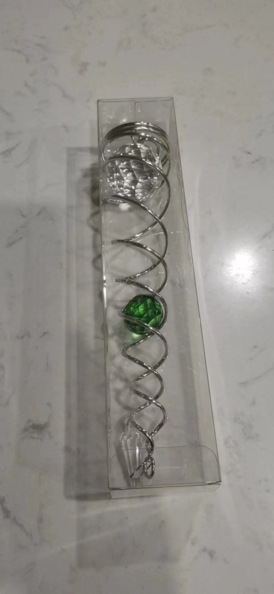 Three-dimensional crystal wind rotating wind chime dynamic visual decoration for home balcony and courtyard eprolo