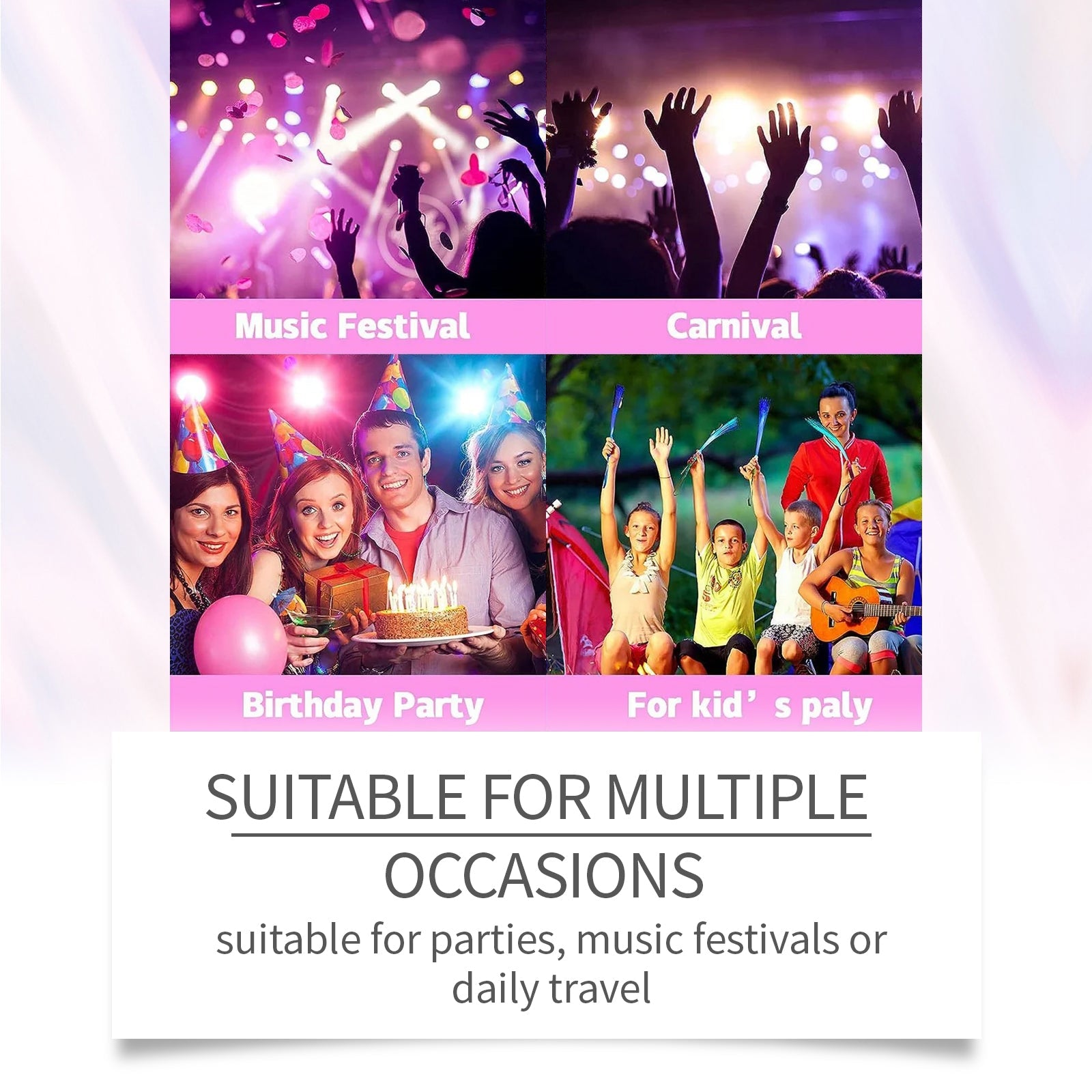 Jaysuing Sequined Glitter Stick (Purple), Party Dance, Performance, Makeup, Face, Body, Collarbone, Highlight And Shine eprolo