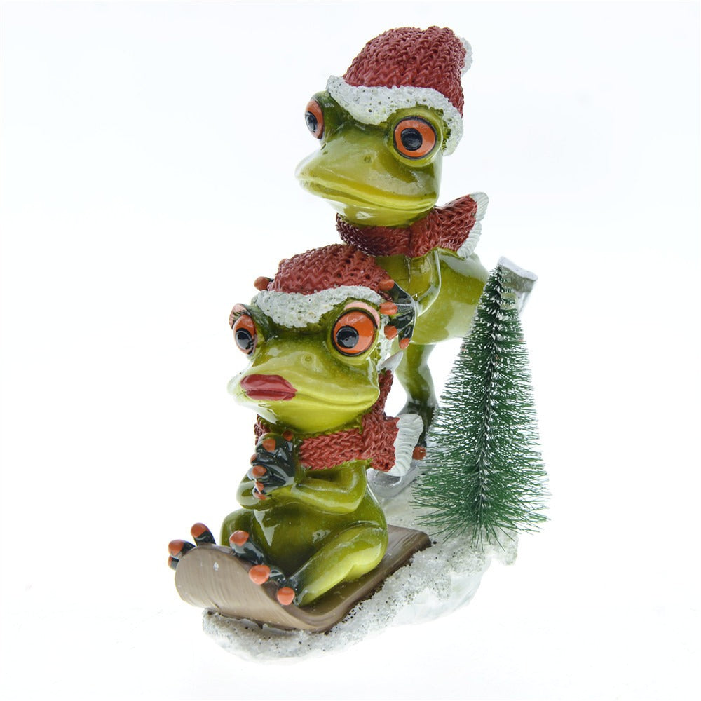 Garden Home Decoration Couple Frog Resin Craft Decoration eprolo
