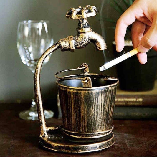 Retro creative home ashtray, large bar living room office KTV ornaments, personality trends, multi-function eprolo