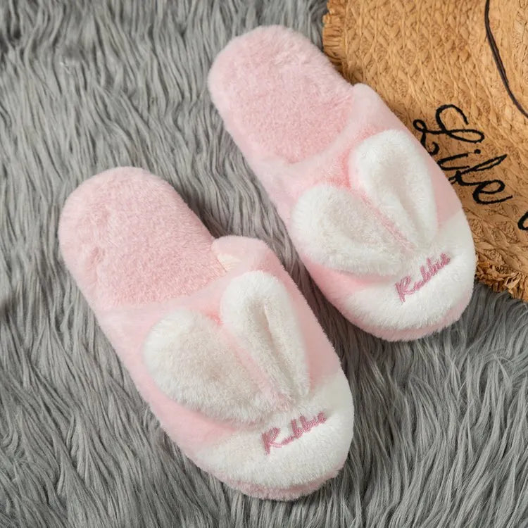 Rabbit Ears Round Toe Slippers eprolo