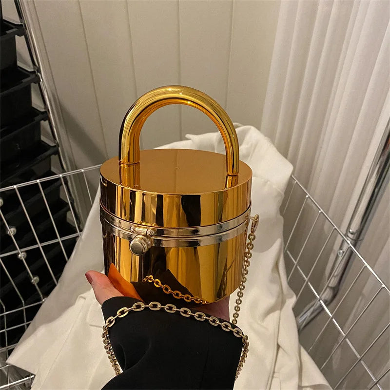 Handbags for Women Acrylic Fashion Luxury Tote Bag Chain Unusual Hard Party Evening Mirror Shoulder Bag Ladies eprolo